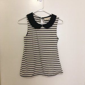 Modcloth peter pan striped shirt